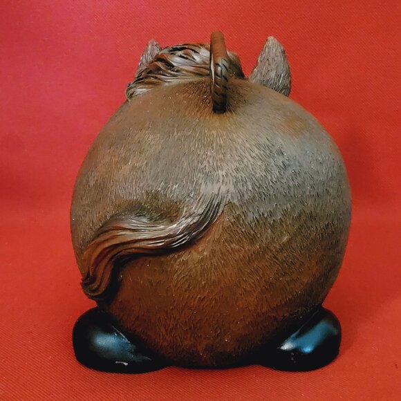 Vintage Swibco Anthropormorphic Horse Coin Bank Resin - Picture 5 of 13